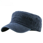 Mens Flat-topped Casual Baseball Cap - Trendy Summer Sun Hat - Buzzastore