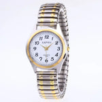 Couples Quartz Wristwatches with Flexible Stretch Bands - Simple Casual Design for Men and Women - Buzzastore
