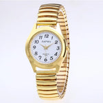 Couples Quartz Wristwatches with Flexible Stretch Bands - Simple Casual Design for Men and Women - Buzzastore