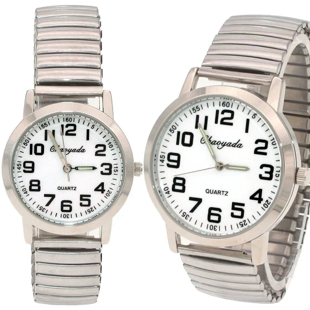 Waterproof Luxury Quartz Watch for Men Women - Stainless Steel Business Clock - Stylish Couple Timepieces - Buzzastore
