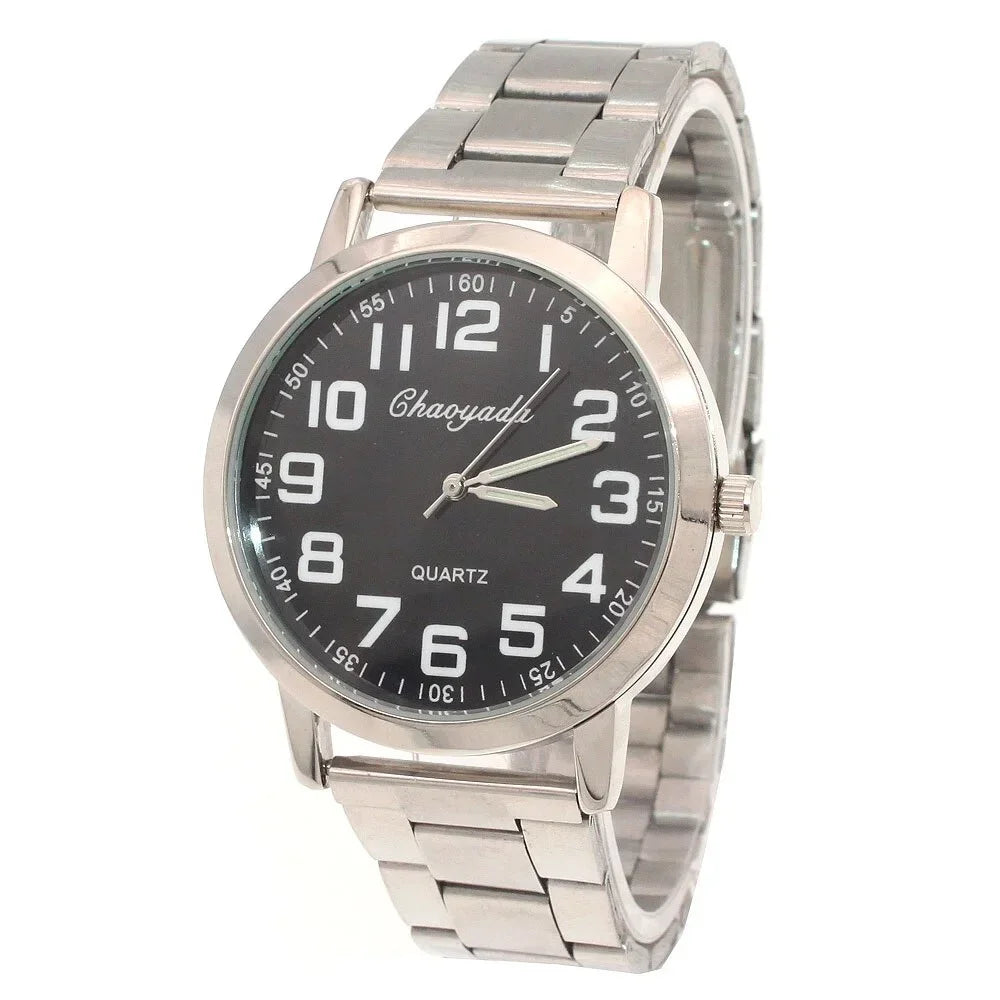 Waterproof Luxury Quartz Watch for Men Women - Stainless Steel Business Clock - Stylish Couple Timepieces - Buzzastore