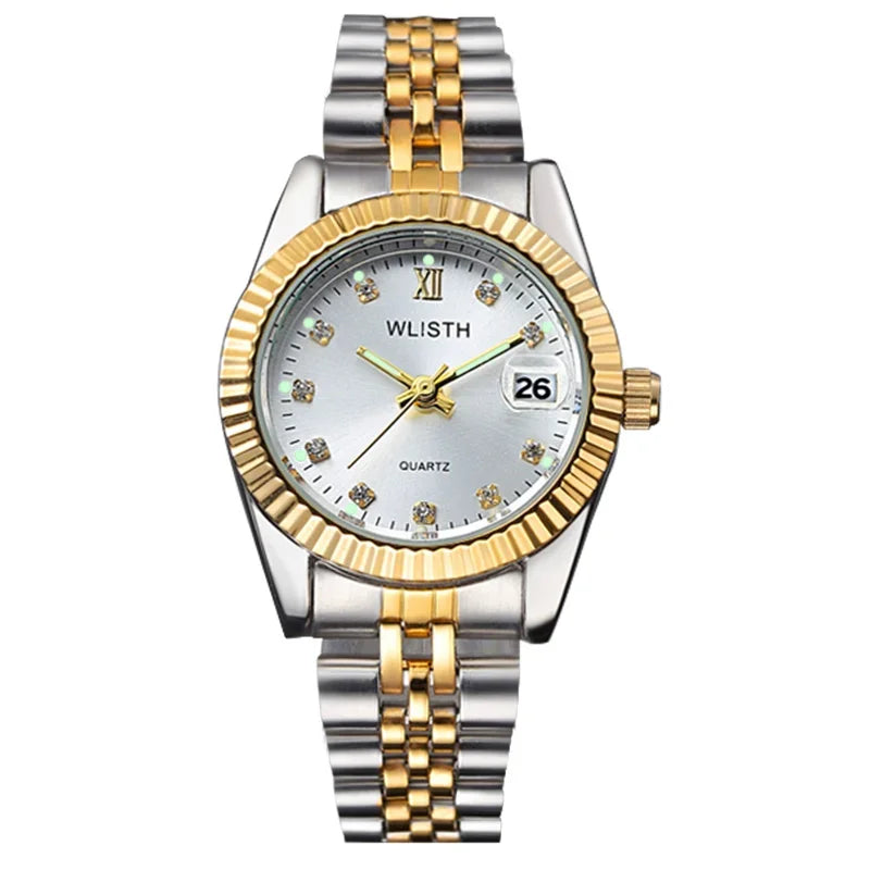 Waterproof Quartz Watch for Couples Stylish Mens and Womens Fashion Timepiece - Buzzastore
