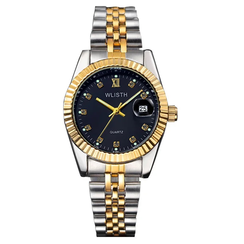 Waterproof Quartz Watch for Couples Stylish Mens and Womens Fashion Timepiece - Buzzastore