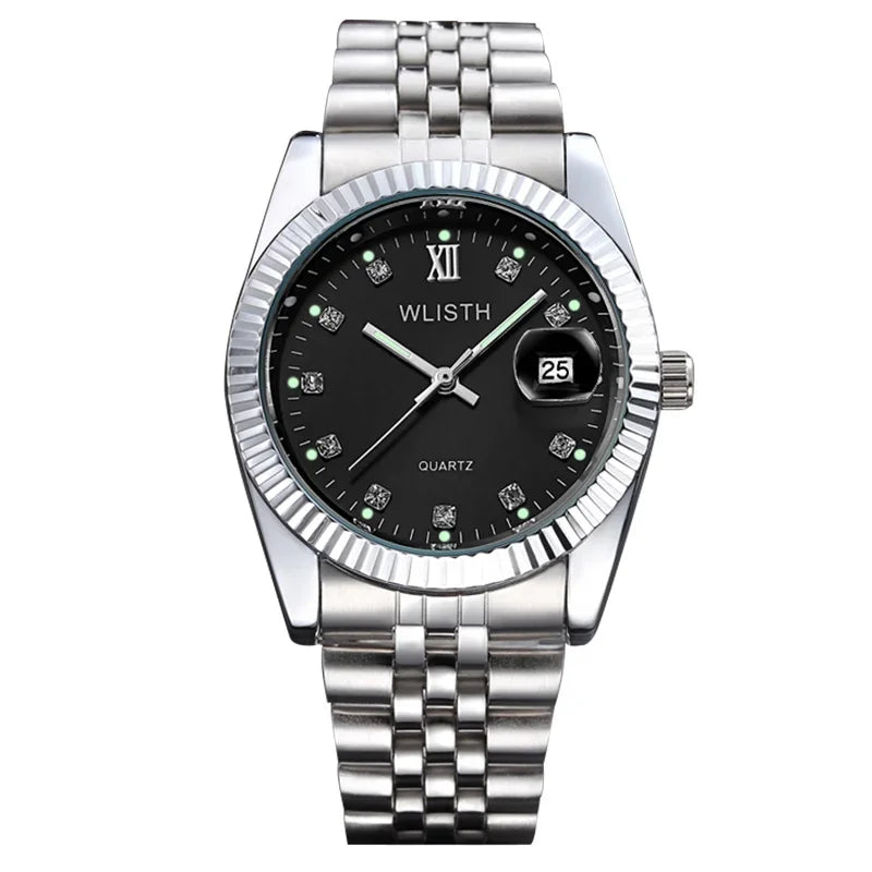 Waterproof Quartz Watch for Couples Stylish Mens and Womens Fashion Timepiece - Buzzastore