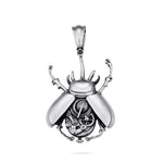 Punk Hip Hop Mechanical Insect Pendant Necklace for Men - Unique Stainless Steel Biker Jewelry - Buzzastore