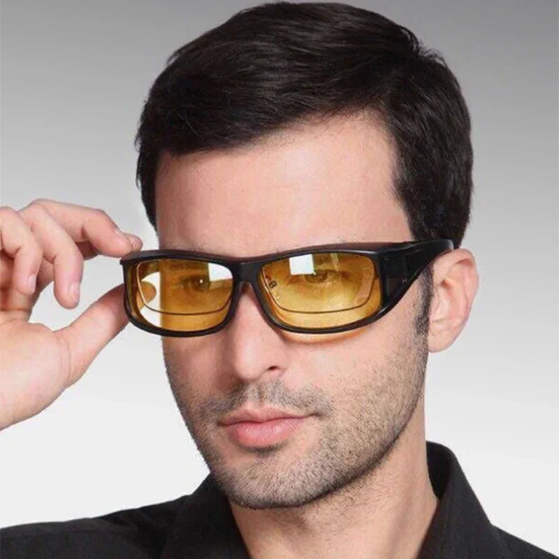Night Vision Driving Goggles - Anti-Glare Sunglasses for Safe Car Travel - 2024 Edition - Buzzastore