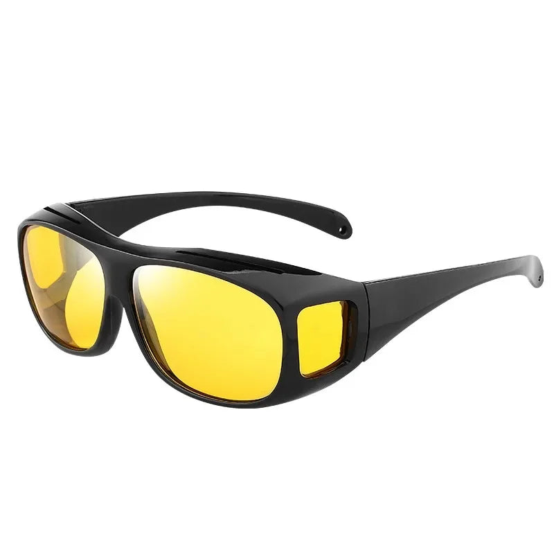 Night Vision Driving Goggles - Anti-Glare Sunglasses for Safe Car Travel - 2024 Edition - Buzzastore