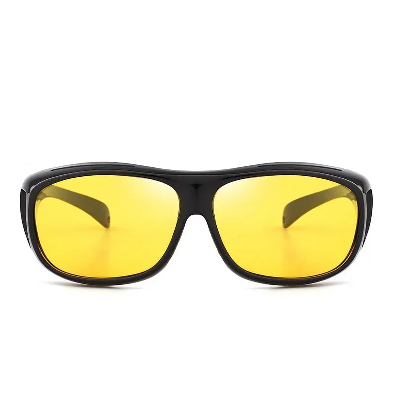 Night Vision Driving Goggles - Anti-Glare Sunglasses for Safe Car Travel - 2024 Edition - Buzzastore