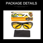 Night Vision Driving Goggles - Anti-Glare Sunglasses for Safe Car Travel - 2024 Edition - Buzzastore