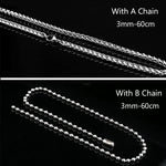 Mens 316L Stainless Steel Skull Pendant Necklace with Black Rope - Retro Fashion Jewelry Gift Free Shipping - Buzzastore