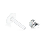 16G Bioplast Labret Lip Rings - Stylish Body Jewelry for Women - Buzzastore