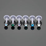 16G Bioplast Labret Lip Rings - Stylish Body Jewelry for Women - Buzzastore