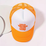 Printed Mesh Trucker Hat for Stylish Outdoor Adventures - Buzzastore