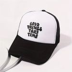 Printed Mesh Trucker Hat for Stylish Outdoor Adventures - Buzzastore