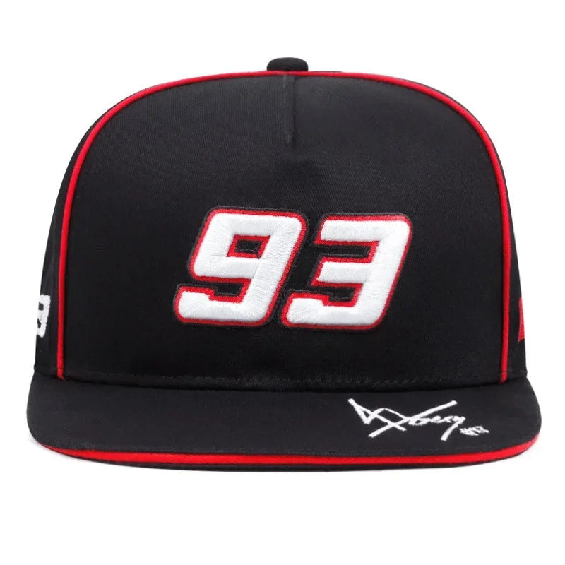 Flat Brimmed Hip-Hop Baseball Caps for Men Women Casual Street Style with 93 Embroidery - Buzzastore