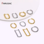 Gold Plated Brass Circle Hoop Earrings for Women - Simple Fashion Jewelry for Parties Gifts - Buzzastore