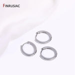Gold Plated Brass Circle Hoop Earrings for Women - Simple Fashion Jewelry for Parties Gifts - Buzzastore