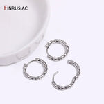 Gold Plated Brass Circle Hoop Earrings for Women - Simple Fashion Jewelry for Parties Gifts - Buzzastore