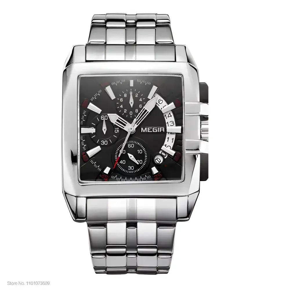 MEGIR Mens Business Quartz Watch - Elegant Timepiece for Professional Style - Buzzastore