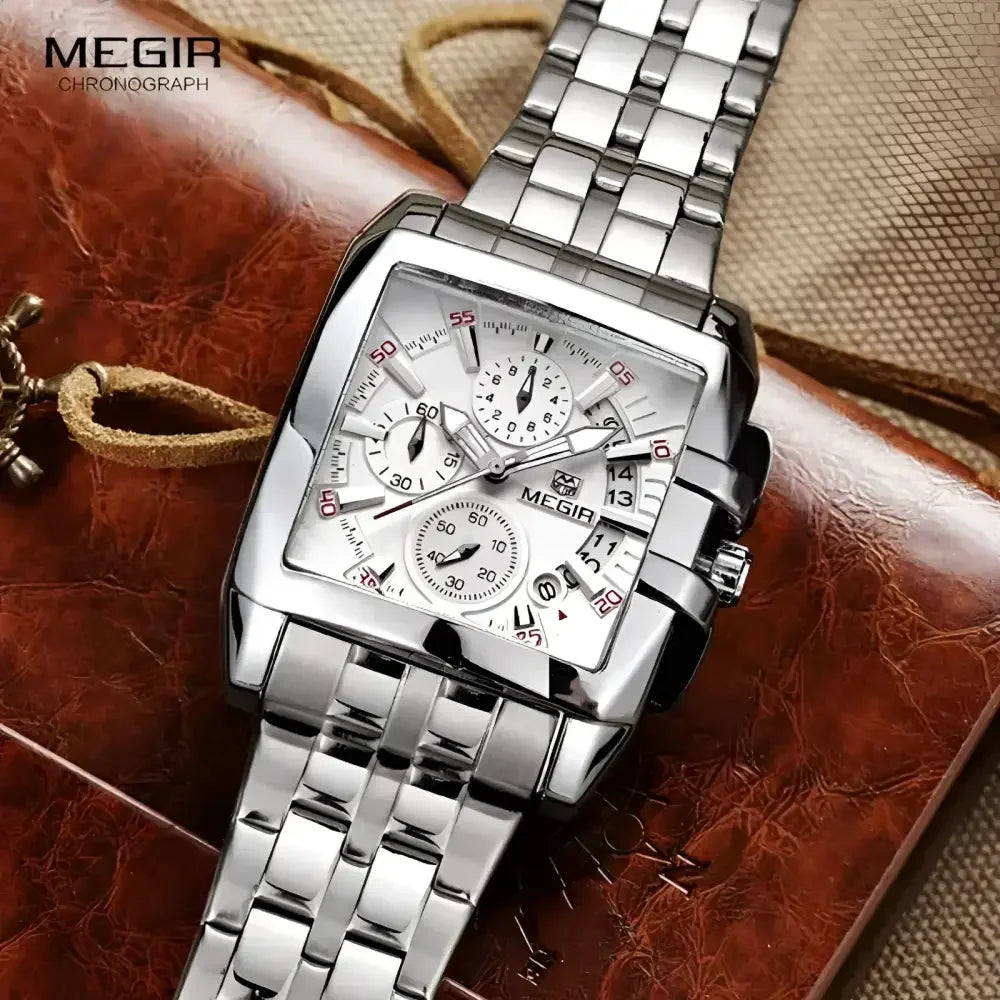 MEGIR Mens Business Quartz Watch - Elegant Timepiece for Professional Style - Buzzastore