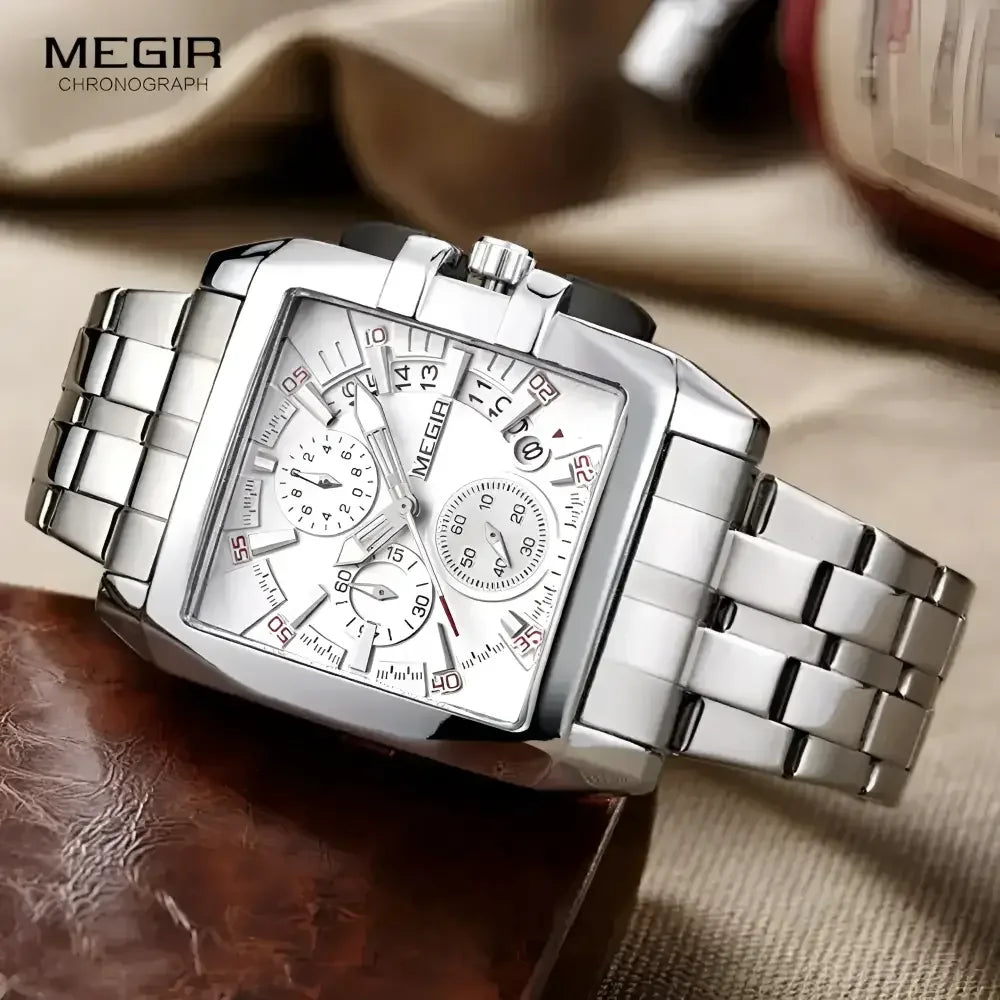 MEGIR Mens Business Quartz Watch - Elegant Timepiece for Professional Style - Buzzastore
