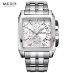 MEGIR Mens Business Quartz Watch - Elegant Timepiece for Professional Style - Buzzastore