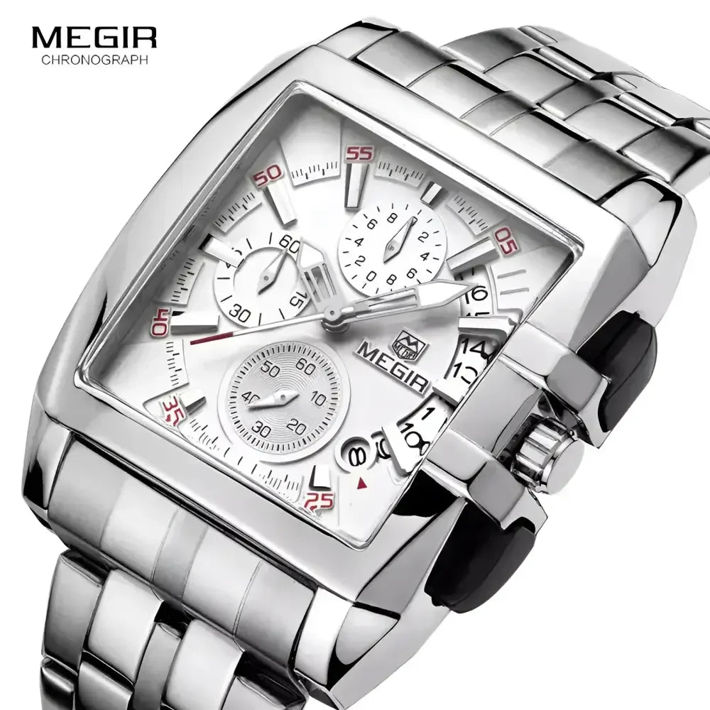 MEGIR Mens Business Quartz Watch - Elegant Timepiece for Professional Style - Buzzastore