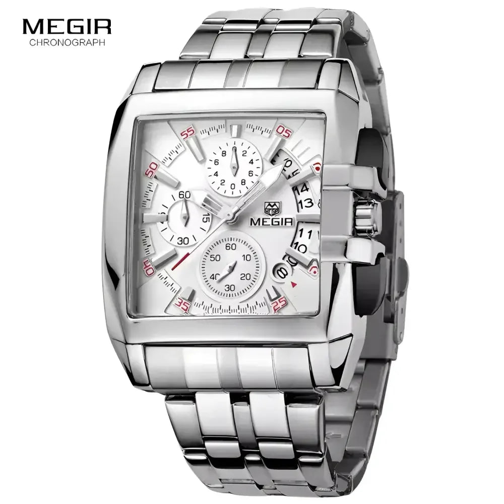 MEGIR Mens Business Quartz Watch - Elegant Timepiece for Professional Style - Buzzastore