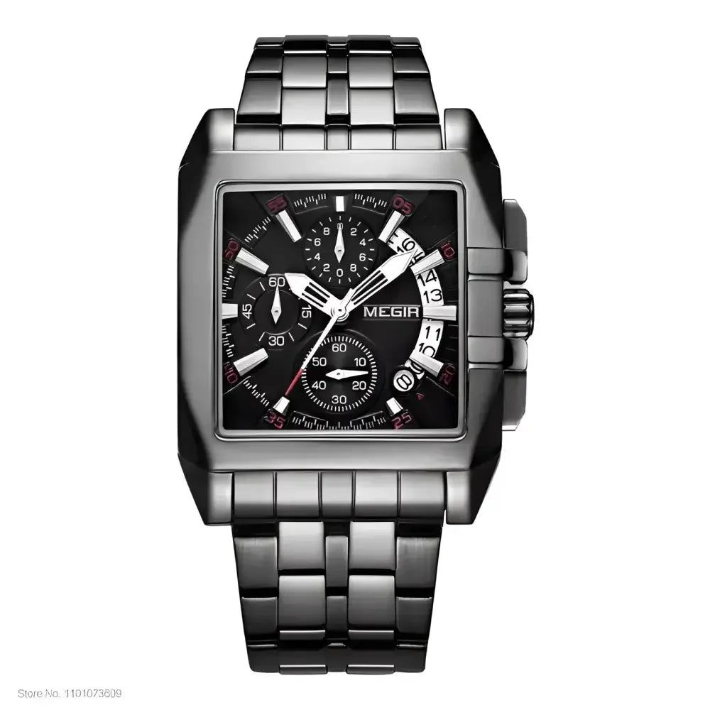 MEGIR Mens Business Quartz Watch - Elegant Timepiece for Professional Style - Buzzastore