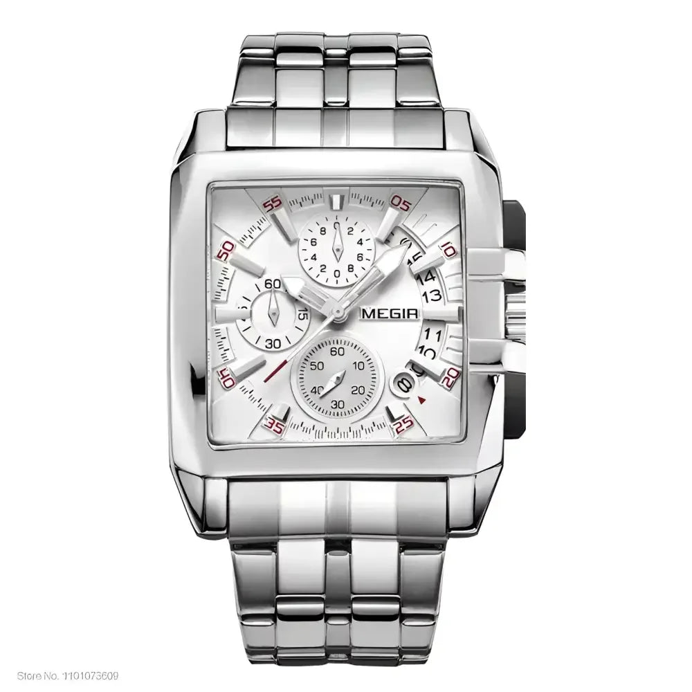 MEGIR Mens Business Quartz Watch - Elegant Timepiece for Professional Style - Buzzastore