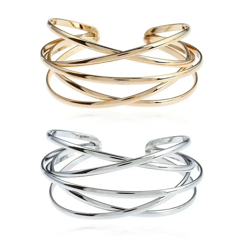 Luxury Rose Stainless Steel Bracelet for Women - Elegant Charm Bangle - Buzzastore
