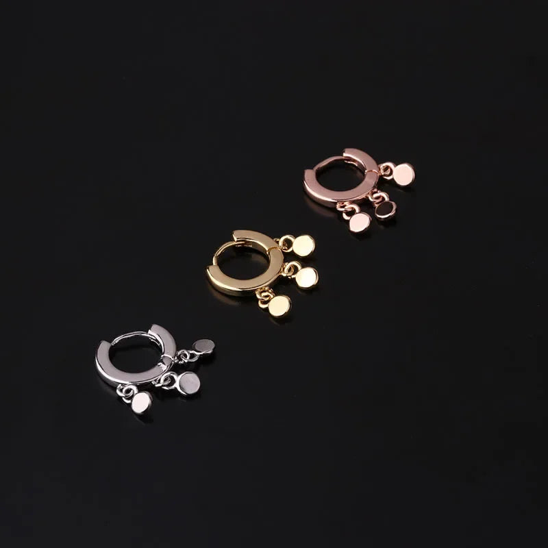 Brilliant Crystal Zircon Huggie Hoop Earrings for Women - Elegant Party Piercing Jewelry - Buzzastore