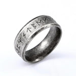 Viking Rune Ring for Men - Retro Punk Fashion Accessory for Parties and Everyday Wear - Buzzastore