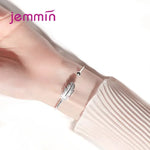 925 Silver Open Bangle Bracelet for Women - Polished Anti-Allergy Fashion Jewelry - Buzzastore