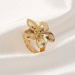 Adjustable Flower Metal Ring for Women Perfect for Daily Wear Vacations - Buzzastore