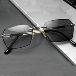Photochromic Mens Driving Glasses - Ultra-Light Anti Blue Light Slim Frame Chameleon Sunglasses - Buzzastore