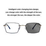 Photochromic Mens Driving Glasses - Ultra-Light Anti Blue Light Slim Frame Chameleon Sunglasses - Buzzastore