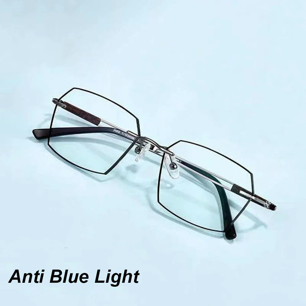 Photochromic Mens Driving Glasses - Ultra-Light Anti Blue Light Slim Frame Chameleon Sunglasses - Buzzastore