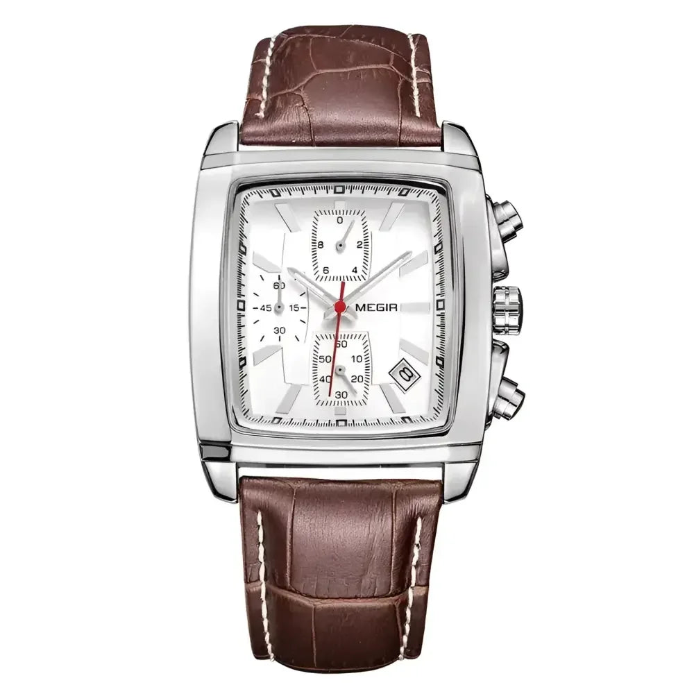 Multifunctional Mens Casual Watch - Megir 2028G Stylish Timepiece - Buzzastore