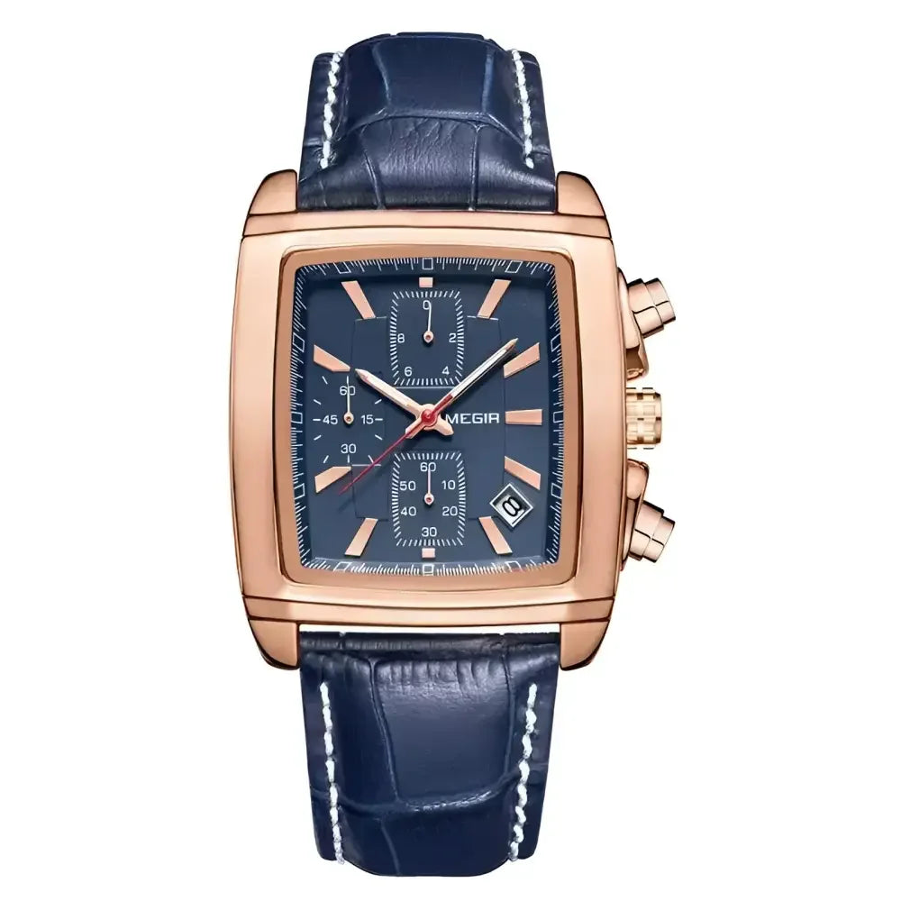 Multifunctional Mens Casual Watch - Megir 2028G Stylish Timepiece - Buzzastore
