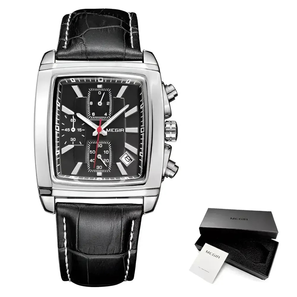 Multifunctional Mens Casual Watch - Megir 2028G Stylish Timepiece - Buzzastore
