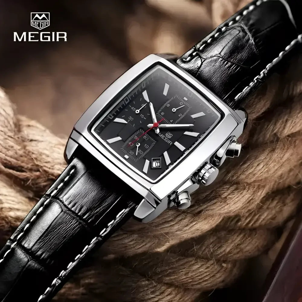 Multifunctional Mens Casual Watch - Megir 2028G Stylish Timepiece - Buzzastore