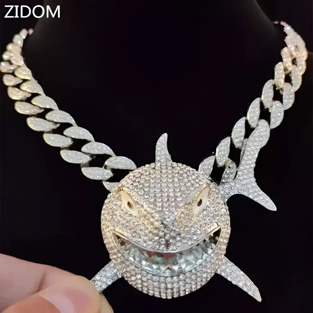 ZIDOM Zinc Alloy Pendant Necklace - Adjustable 16-30 inch Length Elegant Design - Buzzastore