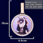 Cubic Zirconia Mens Bubble Letter Necklace - Stylish Personalized Jewelry - Buzzastore