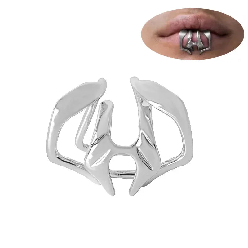 Non-Piercing Lip Ring Clip for Women Men - Stylish Holeless Lip Jewelry - Buzzastore