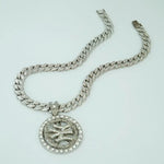 360 Rotating Pendant Necklace for Men - Custom Hip Hop Spinner Charm Trendy Streetwear Jewelry Gift - Buzzastore