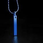 Silver Pendant Necklace - 5mm Thick Chain Jewelry Accessory - Buzzastore