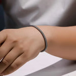 Retro Braided Bone Mens Bracelet - Simple Trendy Accessory - Buzzastore