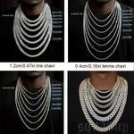 Gold Diamond Pendant Necklace with Golden Rhinestone Accents on Miami Cuban Chain - Buzzastore