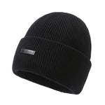 Warm Woolen Trucker Hat for Men - Thickened Cold-Proof Knitted Cap for Winter Outdoor Sports - Buzzastore